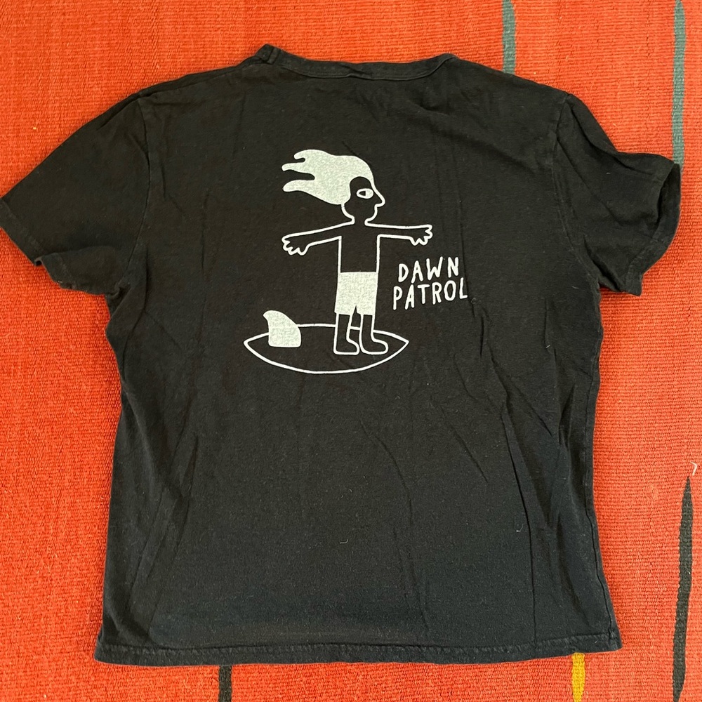 Oliver Hawaii “Dawn Patrol” Surf Small Black T Shirt